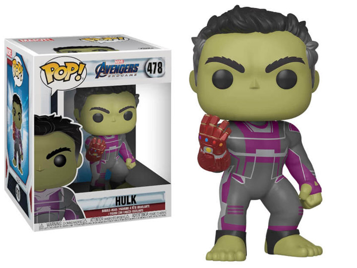 Funko POP Marvel Avengers Endgame Hulk 6 Inch Figure - #478